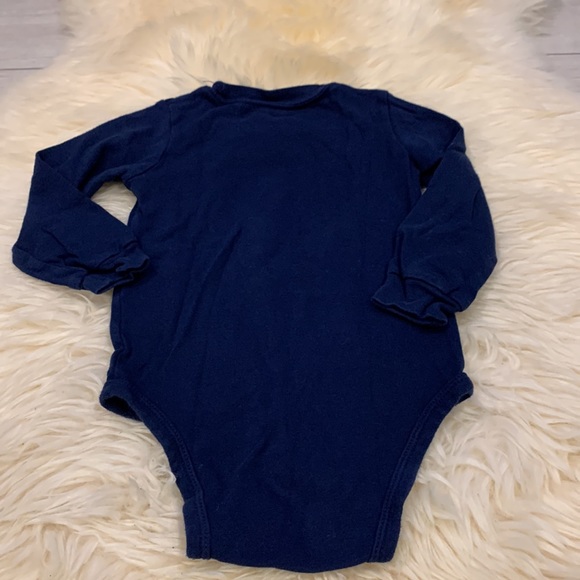 Carter’s Matching 2 piece Set with Long Sleeve Blue Shirt and Red Sweatpants 24M - Picture 8 of 8